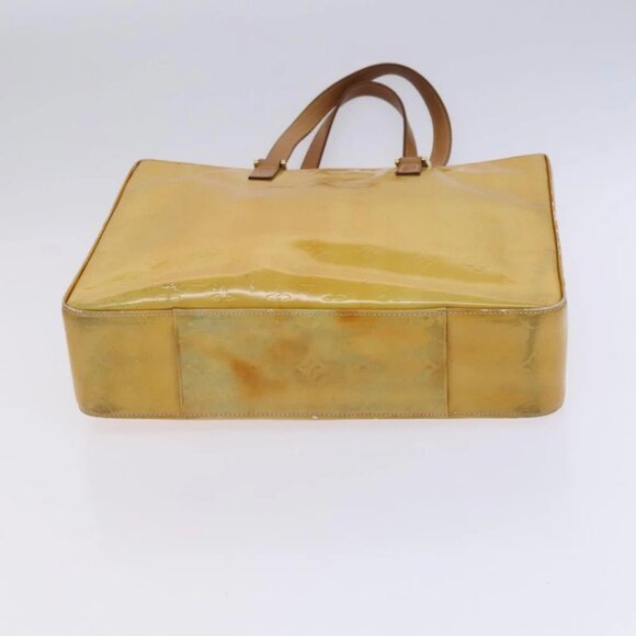 LOUIS VUITTON Monogram Vernis Columbus Tote Bag Gris - Picture 6 of 15